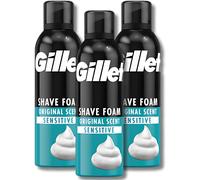 Classic Sensitive Skin Shaving Foam, 200Ml - Pack of 3 for Gentle and Effective