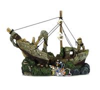 CLASSIC Shipwreck Aquarium Ornament Decoration 240mm