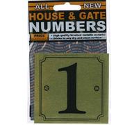 Classic Sign & Design Gold house/gate number 1