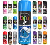 Classic Signature - 1 x All Purpose Beautiful Blue Aerosol Spray Paint 400ml Quick Drying Spray, Fast Dry and Excellent Coverage for Metal, Wood, Plastic and More