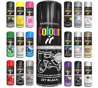 Classic Signature - 1 x All Purpose Black Gloss Aerosol Spray Paint 250ml Quick Drying Spray,Fast Dry and Excellent Coverage for Wood, Metal, Plastic and more