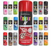 Classic Signature - 1 x All Purpose Cherry Red Aerosol Spray Paint 400ml Quick Drying Spray,Fast Dry and Excellent Coverage for Metal, Wood, Plastic and More