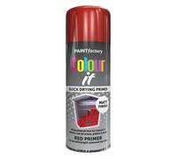Classic Signature - 1 x All Purpose Red Primer Aerosol Spray Paint 400ml Quick Drying Spray,Fast Dry and Excellent Coverage for Metal, Wood, Plastic and More