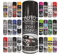Classic Signature - 1 x Auto Extreme Black Gloss Spray Paint 400ml, Professional Quality, Perfect Finish for Cars, Bikes,Vans, Metal, Wood