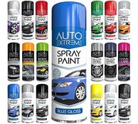 Classic Signature - 1 x Auto Extreme Blue Gloss Spray Paint 250ml, Professional Quality, Perfect Finish for Cars, Bikes,Vans, Metal, Wood