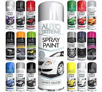 Classic Signature - 1 x Auto Extreme White Gloss Spray Paint 250ml Professional Quality, Perfect Finish for Cars, Bikes,Vans, Metal, Wood
