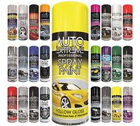 Classic Signature - 1 x Auto Extreme Yellow Gloss Spray Paint 400ml Professional Quality, Perfect Finish for Cars, Bikes,Vans, Metal, Wood