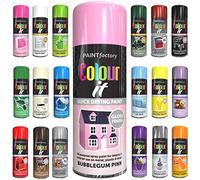 Classic Signature: 1 x Bubblegum Pink All Purpose Aerosol Spray Paint 400ml Quick Drying Spray, Fast Dry and Excellent Coverage for Metal, Wood, Plastic and More