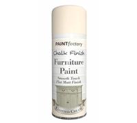 Classic Signature - 1 x Chalk Finish Clotted Cream Spray Paint 400ml - Aerosol Furniture Spray Paint Smooth Touch Matt FinishHome and Office