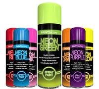 Classic Signature - 1 x Neon Green 200ML Spray Paint Aerosol Fluorescent Bright Graffiti (Banksey) Matt Finish