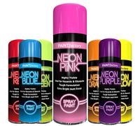 Classic Signature - 1 x Neon Pink Spray Paint 200ML Aerosol Spray Paint Fluorescent Bright Graffiti (Banksey) Matt Finish