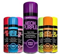 Classic Signature - 1 x Neon Purple Spray Paint 200ML Aerosol Spray Paint Fluorescent Bright Graffiti (Banksey) Matt Finish