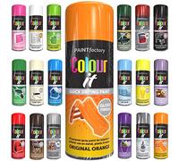 Classic Signature - 1 x Original Orange All Purpose Aerosol Spray Paint 400ml Quick Drying Spray, Fast Dry and Excellent Coverage for Metal, Wood, Plastic and More