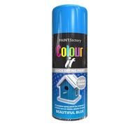 Classic Signature - 12 x All Purpose Beautiful Blue Aerosol Spray Paint 250ml Quick Drying Spray,Fast Dry and Excellent Coverage for Wood, Metal, Plastic and more