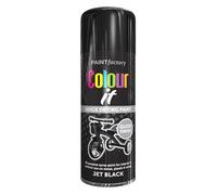 Classic Signature - 12 x All Purpose Black Gloss Aerosol Spray Paint 400ml Quick Drying Spray,Fast Dry and Excellent Coverage for Metal, Wood, Plastic and More