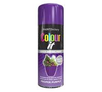 Classic Signature - 12 x All Purpose Proper Purple Aerosol Spray Paint 250ml Quick Drying Spray,Fast Dry and Excellent Coverage for Wood, Metal, Plastic and more