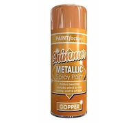 Classic Signature - 12 x Metallic Deep Copper Spray Paint 200ml - Multi-Purpose Use, Spray for Metal and Wooden Furniture, Ornaments, Decorative Items and Much More for Interior & Exterior