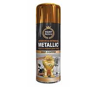 Classic Signature - 12 x Metallic Deep Copper Spray Paint 400ml Multi-Purpose Use, Spray for Metal and Wooden Furniture, Ornaments, Decorative Items and Much More for Interior & Exterior