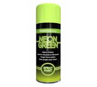 Classic Signature - 12 x Neon Green 200ML, Spray Paint Aerosol Fluorescent Bright Graffiti (Banksey) Matt Finish