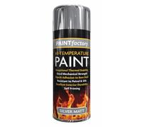 Classic Signature - 12 x Silver High Temperature Spray Paint 300ml Stove Up To 600°C, Engine Exhaust Adhesion, Heat Resistant Wood Burners, BBQ Grill