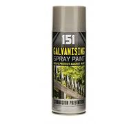 Classic Signature - 151 Multi Purpose Spray Paint 400ml for Metal, Wood, Plastic, Walls - Aerosol Spray with Perfect Finish (9 x Pack, Galvanised Effect)