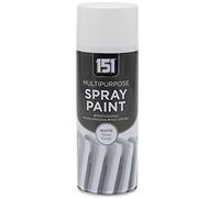 Classic Signature - 151 Multi Purpose Spray Paint 400ml for Metal, Wood, Plastic, Walls - Aerosol Spray with Perfect Finish (4 x Pack, White Gloss)