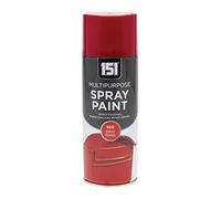 Classic Signature - 151 Multi Purpose Spray Paint 400ml for Metal, Wood, Plastic, Walls - Aerosol Spray with Perfect Finish (3 x Pack, Red Gloss)
