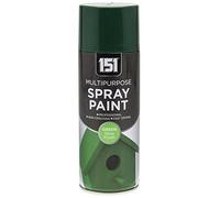 Classic Signature - 151 Multi Purpose Spray Paint 400ml for Metal, Wood, Plastic, Walls - Aerosol Spray with Perfect Finish (4 x Pack, Green Gloss)