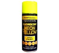 Classic Signature - 1x Neon Yellow Spray Paint 400ml Fluorescent Bright Aerosol Extra Bright Graffiti (Banksey) Paint Assorted Colour