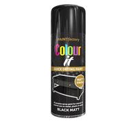 Classic Signature - 2 x All Purpose Black Matt Aerosol Spray Paint 400ml Quick Drying Spray,Fast Dry and Excellent Coverage for Metal, Wood, Plastic and More