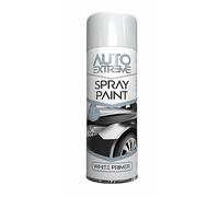 Classic Signature - 2 x Auto Extreme White Primer Spray Paint 250ml Professional Quality, Perfect Finish for Cars, Bikes,Vans, Metal, Wood