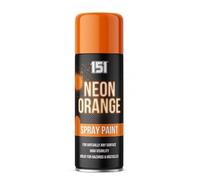 Classic Signature - 2 x Orange Neon Spray Paint 400ml 151 Fluorescent Bright Aerosol Extra Bright Graffiti (Banksey) Paint Assorted Colour