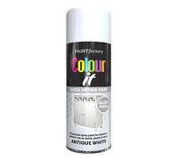 Classic Signature - 3 x All Purpose Antique White Aerosol Spray Paint 400ml Quick Drying Spray,Fast Dry and Excellent Coverage for Metal, Wood, Plastic and More