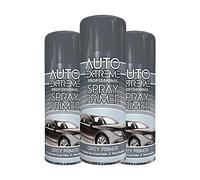 Classic Signature - 3 x Auto Extreme Grey Primer Spray Paint 400ml Professional Quality, Perfect Finish for Cars, Bikes,Vans, Metal, Wood