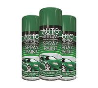 Classic Signature - 3 x Auto Extreme Racing Green Spray Paint 400ml Professional Quality, Perfect Finish for Cars, Bikes,Vans, Metal, Wood