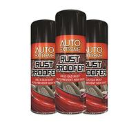 Classic Signature - 3 x Auto Extreme Rust Proofer Spray Paint 400ml Professional Quality, Perfect Finish for Cars, Bikes,Vans, Metal, Wood