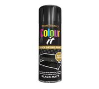 Classic Signature - 4 x All Purpose Black Matt Aerosol Spray Paint 250ml Quick Drying Spray,Fast Dry and Excellent Coverage for Wood, Metal, Plastic and more