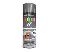 Classic Signature - 4 x All Purpose Grey Primer Aerosol Spray Paint 250ml Quick Drying Spray,Fast Dry and Excellent Coverage for Wood, Metal, Plastic and more
