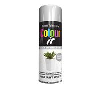 Classic Signature - 4 x All Purpose White Gloss Aerosol Spray Paint 250ml Quick Drying Spray,Fast Dry and Excellent Coverage for Wood, Metal, Plastic and more