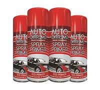 Classic Signature - 4 x Auto Extreme Red Primer Spray Paint 400ml Professional Quality, Perfect Finish for Cars, Bikes,Vans, Metal, Wood