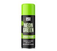 Classic Signature - 4 x Green Neon Spray Paint 400ml 151 Fluorescent Bright Aerosol Extra Bright Graffiti (Banksey) Paint Assorted Colour