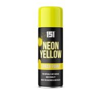 Classic Signature - 4 x Yellow Neon Spray Paint 400ml 151 Fluorescent Bright Aerosol Extra Bright Graffiti (Banksey) Paint Assorted Colour