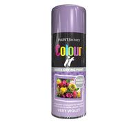 Classic Signature - 6 x All Purpose Very Violet Aerosol Spray Paint 400ml Quick Drying Spray,Fast Dry and Excellent Coverage for Metal, Wood, Plastic and More