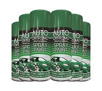 Classic Signature - 6 x Auto Extreme Racing Green Spray Paint 400ml Professional Quality, Perfect Finish for Cars, Bikes,Vans, Metal, Wood