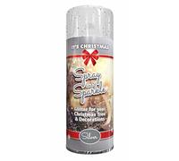 Classic Signature - 6 x Glitter Christmas Silver Spray Paint 200ml Decorative, Creative, Dazzling Effect to Your Hobby Art and Craft Use
