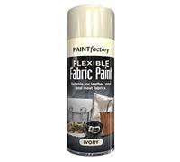 Classic Signature 9 x Flexible Fabric Ivory 200ml /1x Pair of Disposable Gloves, Spray Paint Leather Vinyl Textile Clothes Fast Drying by Swiss Signature