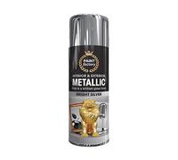 Classic Signature - 9 x Metallic Bright Silver Spray Paint 400ml Multi-Purpose Use, Spray for Metal and Wooden Furniture, Ornaments, Decorative Items and Much More for Interior & Exterior