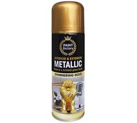 Classic Signature - 9 x Metallic Shimmering Gold Spray Paint 200ml - Multi-Purpose Use, Spray for Metal and Wooden Furniture, Ornaments, Decorative Items and Much More for Interior & Exterior