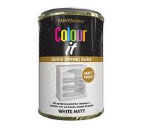 Classic Signature - All Purpose Tin Paint 300ml Quick and Fast Drying and Excellent Coverage for Metal, Wood, Plastic and More for Interiro and Exterior (1 x Pack, WHITE MATT)