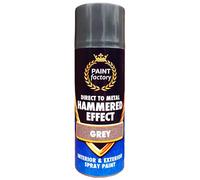 Classic Signature - Hammered Effect Spray Paint 400ml, Use for Interior & Exterior Aerosol for Metal, Wood, Plastic (6 x Pack, Grey)